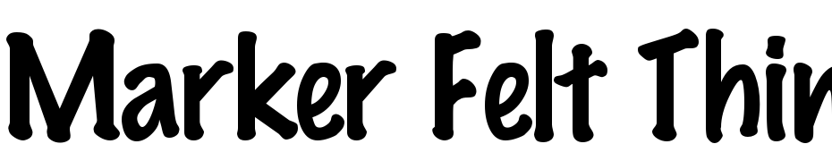 Marker Felt Thin Plain Regular Font Download Free